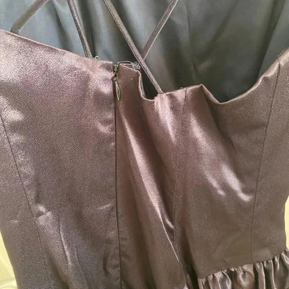 Nadine Vintage Rayon Made In USA Purple Dress Junior - Picture 7 of 10